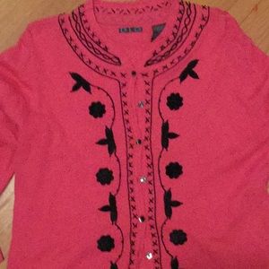 DLG long sleeve cardigan large